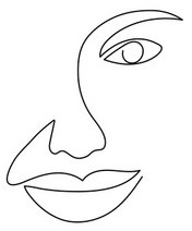continuous-line-drawing-woman-face-abstract-vector-31939541